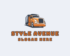 Cargo Truck Delivery logo design