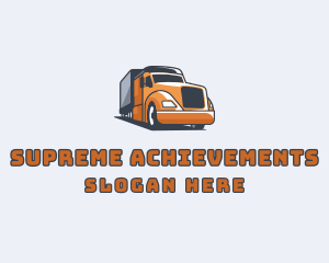 Cargo Truck Delivery logo design