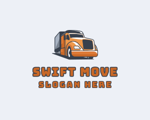 Cargo Truck Delivery logo design