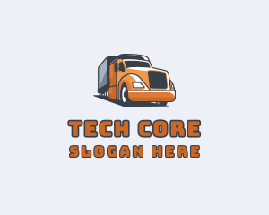 Cargo Truck Delivery logo design