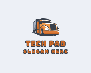 Cargo Truck Delivery logo design