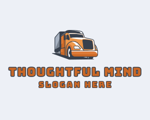 Cargo Truck Delivery logo design