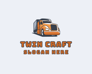 Cargo Truck Delivery logo design