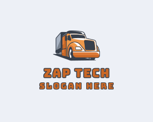 Cargo Truck Delivery logo design