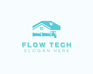 Plumber Repair Pipes logo design