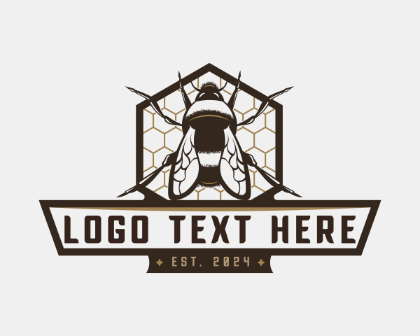 Beehive logo example 4