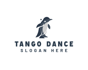 Penguin Wildlife Animal logo design