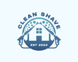 Pressure Washer Cleaning  logo design