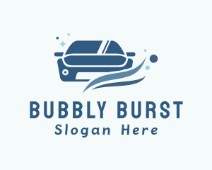 Water Bubbles Auto Wash  logo design