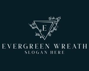 Flower Wreath Wedding Planner logo design