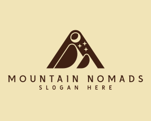 Triangle Mountain Peak logo design