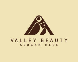 Triangle Mountain Peak logo design