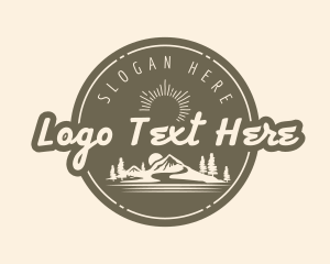 Mountain Camper Badge Logo