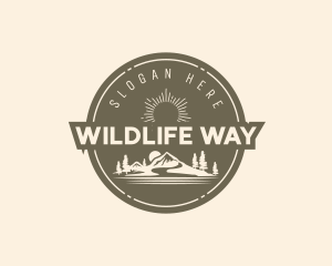 Mountain Camper Badge logo