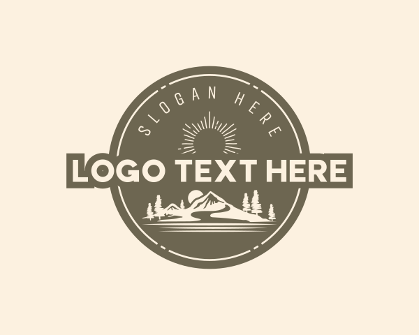 Mountain Camper Badge logo