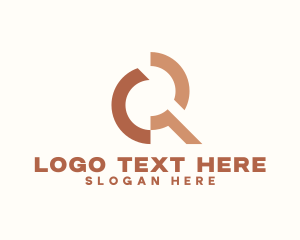 Corporate Monogram Letter CQ logo