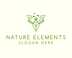 Dandelion Nature Garden  logo design