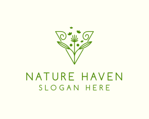 Dandelion Nature Garden  logo design