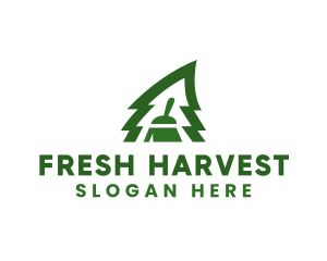 Fresh Pine Tree Clean logo design