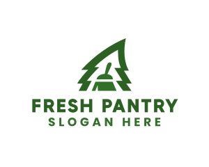 Fresh Pine Tree Clean logo design