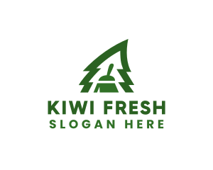 Fresh Pine Tree Clean logo design