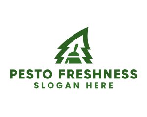 Fresh Pine Tree Clean logo design