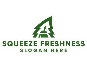 Fresh Pine Tree Clean logo design