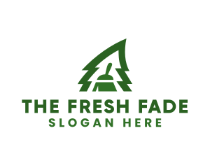 Fresh Pine Tree Clean logo design