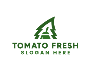 Fresh Pine Tree Clean logo design