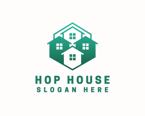 Construction House Residence logo design