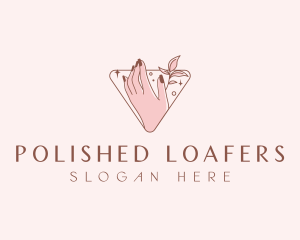 Hand Nails Cosmetics logo design