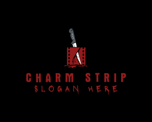 Knife Thriller Film logo design