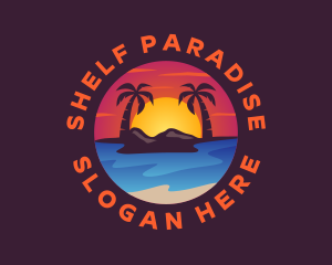 Summer Island Beach logo design