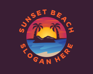 Summer Island Beach logo design