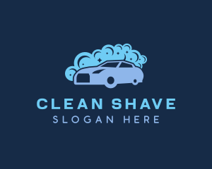 Car Cleaning Bubbles logo design