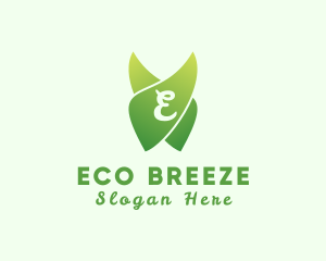 Natural Gardening Eco Leaf  logo design