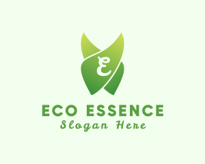 Natural Gardening Eco Leaf  logo design