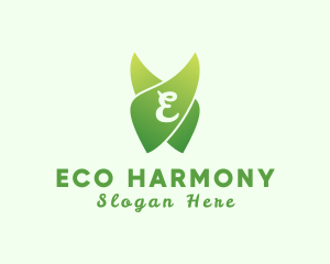 Natural Gardening Eco Leaf  logo design