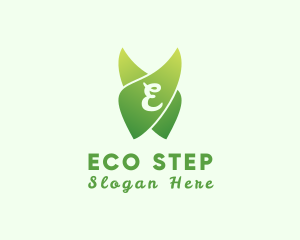 Natural Gardening Eco Leaf  logo design