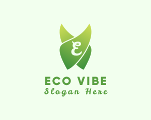 Natural Gardening Eco Leaf  logo design