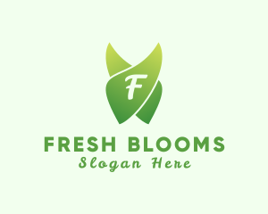 Natural Gardening Eco Leaf  logo design