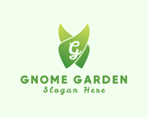 Natural Gardening Eco Leaf  logo design