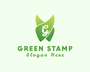 Natural Gardening Eco Leaf  logo design