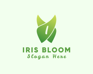 Natural Gardening Eco Leaf  logo design