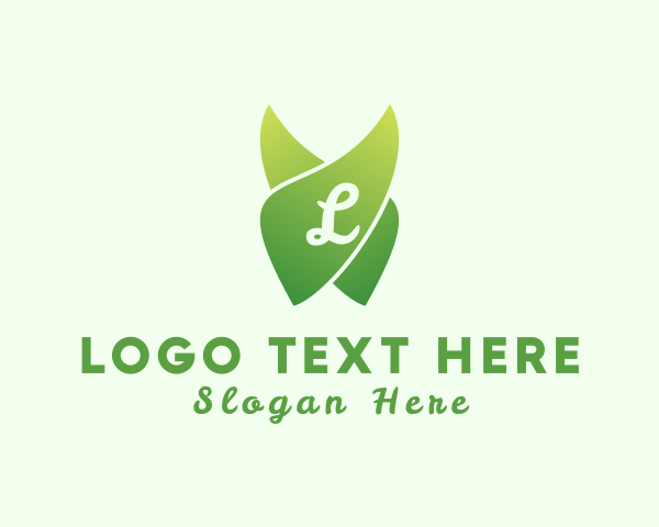 Natural Gardening Eco Leaf  logo