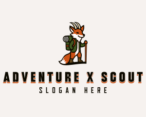 Fox Scout Camper logo design