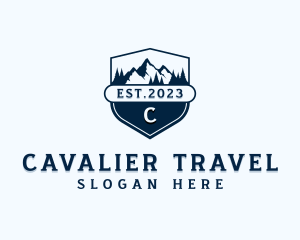 Travel Mountain Trekking logo design