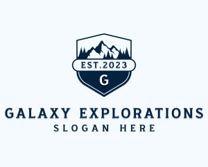 Travel Mountain Trekking logo design