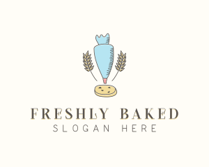 Cookie Baker Dessert logo design