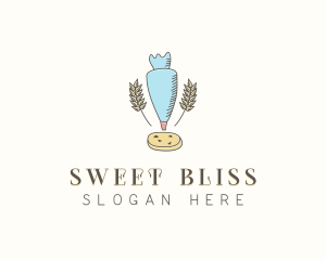 Cookie Baker Dessert logo design